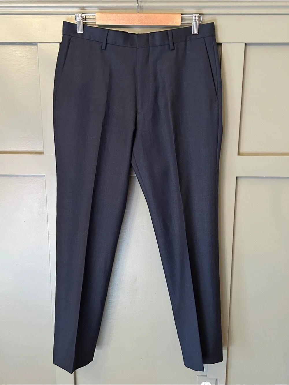 J. Crew Ludlow Slim Fit Suit Jacket & Pants Italian Wool Charcoal Size 38R 32